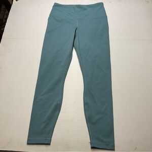 Yogalicious Lux Leggings Women Sz Sm Blue Green Teal Gym Active Compression Yoga